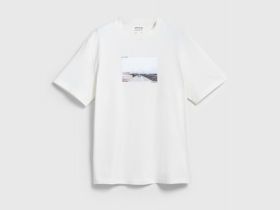 Футболка с принтом, Белый