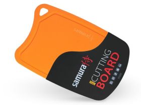 Доска Samura термопластиковая антибактериальная, 380х250х2 мм, оранжевая, SF-02OR