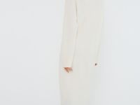 Платье-свитер с содержанием шерсти, Бежевый