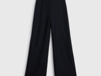 Трикотажные прямые брюки, Черный
