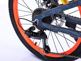 Детский велосипед Wind Ultra 20 Rigid 7sp, год 2025, цвет Синий-Оранжевый