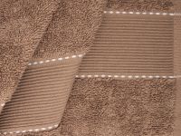 Полотенце махровое Tesoro, бежевое