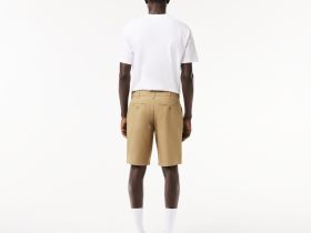 Мужские хлопковые шорты Lacoste прямого кроя