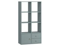 Стеллаж Кейн 3-75x149 Серо-зеленый