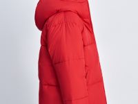 Утепленная куртка прямого кроя