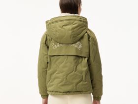 Женская куртка Lacoste с поло-воротником