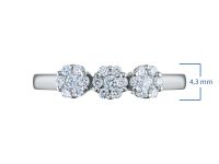 Кольцо из серебра э0612кц10173700_white