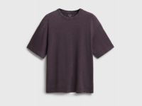 Базовая футболка с эффектом стирки, Фиолетовый