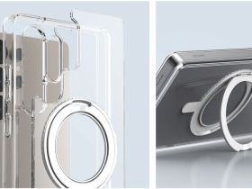 Чехол Araree Duple M Stand для Galaxy S25 Ultra прозрачный