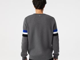 Мужской свитер Lacoste из смеси хлопка и вискозы