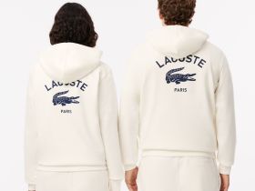 Хлопковая толстовка Lacoste унисекс с капюшоном