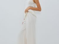 Широкие брюки, Бежевый