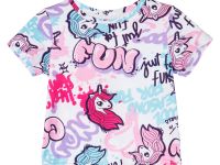 Фуфайка трикотажная для девочек (футболка)