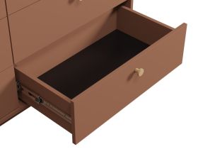 Комод Торвалль 134x87 Терракотовый