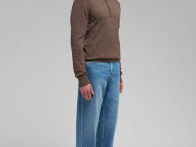 Джемпер прямого кроя из хлопка