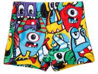 Плавки-шорты детские трикотажные для мальчиков, средней длины