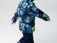 Комплект текстильный с полиуретановым покрытием для мальчиков: куртка, полукомбинезон