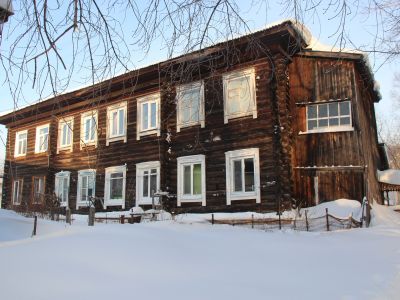 Дом, где в 1918 г. размещался штаб студенческого красногвардейского отряда