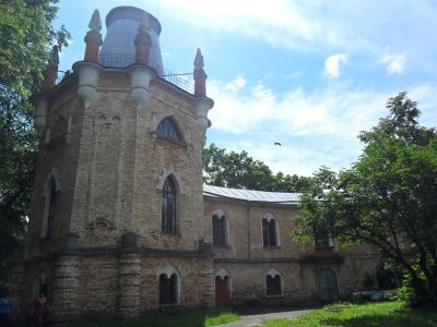 Дом Оболенского, парк и церковь Сергия