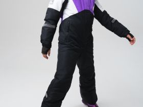 Комбинезон текстильный с полиуретановым покрытием для девочек