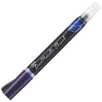 Маркер-кисть с подкачкой чернил Pentel 1-10 мм, цвет фиолетовый+синий металлик в блистере