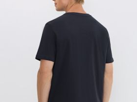 Футболка из хлопка, Синий