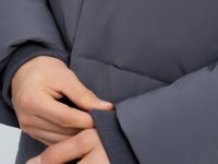 Пуховик с воротником-стойкой из коллаборации с man