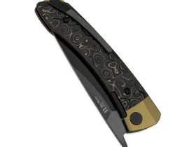 Складной нож Kizer Mini Momo, сталь S90V, рукоять Карбон/Титан