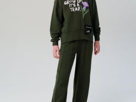 Брюки трикотажные для девочек