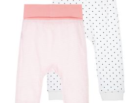 Ползунки детские трикотажные для девочек, 2 шт в комплекте