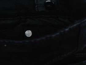 Брюки текстильные джинсовые для девочек