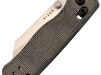 Складной нож Kizer Drop Bear 2, сталь Nitro-V, рукоять микарта, черный