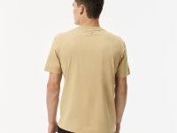 Мужская хлопковая футболка Lacoste стандартного кроя