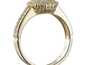 Классическое кольцо из желтого золота э0312кц07166700_white