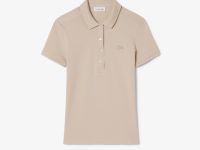 Женское поло Lacoste приталенного кроя из эластичного хлопка