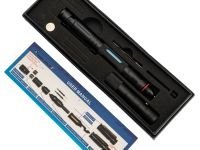 Тактическая ручка для выживания с фонариком 11 в 1, синяя