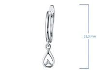 Серьги из серебра с бриллиантами э0601сг10174700