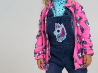 Толстовка из флиса на молнии для девочки