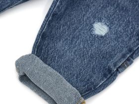 Полукомбинезон джинсовый для маленького мальчика