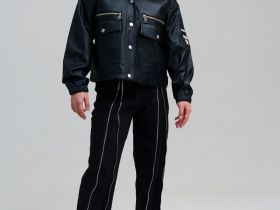 Куртка кожаная для девочек