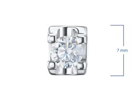 Классическая подвеска из серебра э0612пд06210861_white