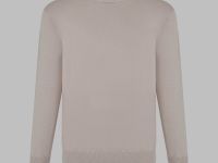 Легкий базовый джемпер полуприлегающего кроя