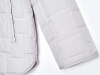 Утепленная куртка свободного силуэта