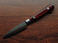 Нож кухонный овощной 80 мм, Sakai Takayuki, сталь VG-10 Damascus, рукоять дерево pakka wood