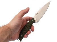 Туристический нож Майор Н, сталь AUS-8, рукоять G-10 хаки