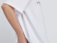 Футболка с принтом из хлопка