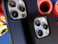 Клип-кейс VLP Ecopelle Case с MagSafe для Apple iPhone 15 Pro синий