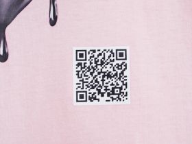 Футболка с AR-принтом для девочек, Розовый