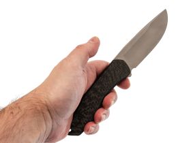 Нож Гепард, сталь M390, рукоять карбон