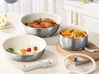 CAROTE Набор кухонной посуды из нержавеющей стали 9 предметов ‎CAROTE